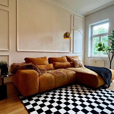 Charmanter Altbau In Schleussig Mit Balkon Lipcse Kültér fotó